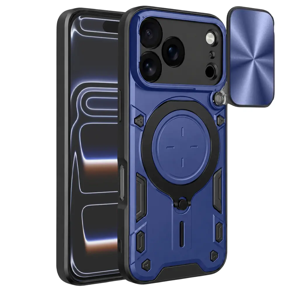 Techsuit CamGuard Pro pro iPhone 17 Pro modrý