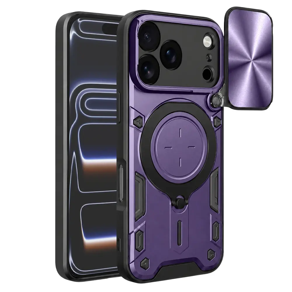 Techsuit CamGuard Pro pro iPhone 17 Pro fialová