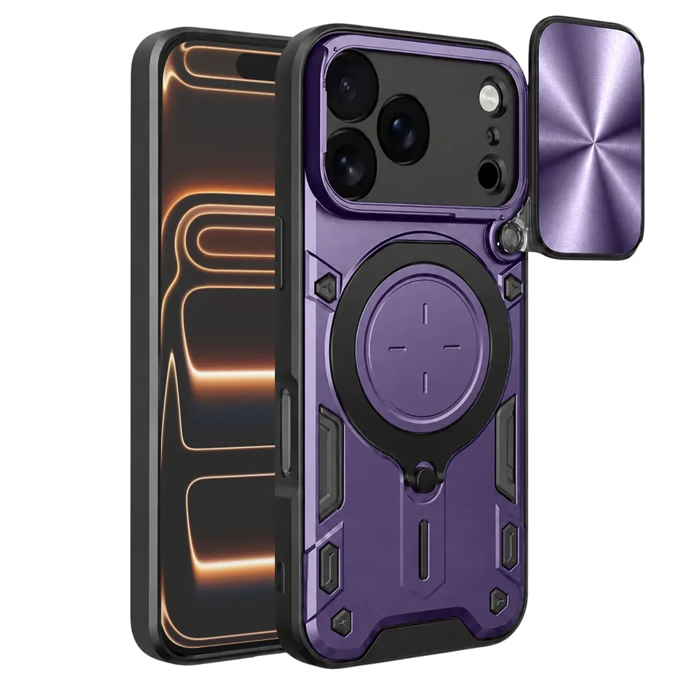 Techsuit CamGuard Pro pro iPhone 17 Pro Max fialová