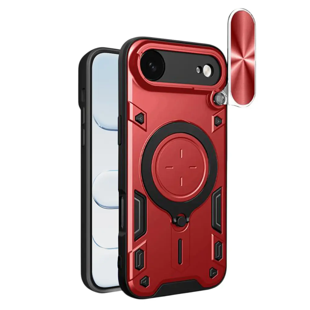 Techsuit CamGuard Pro pro iPhone 17 Air červený