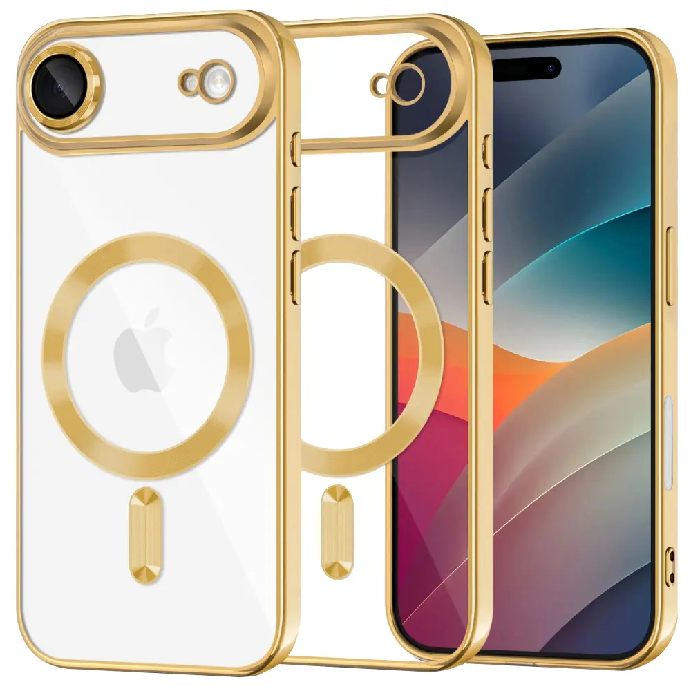 Techsuit Luxury Crystal MagSafe pro iPhone 17 Air zlatý