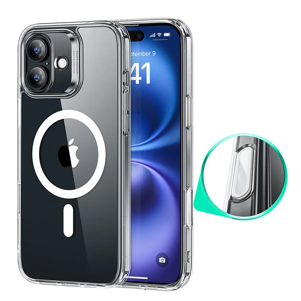ESR Classic Hybrid HaloLock pro iPhone 16 průhledný