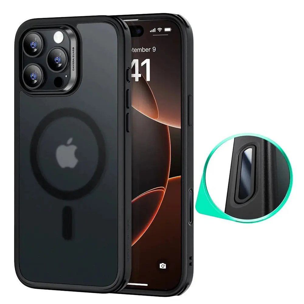 ESR Classic Hybrid HaloLock pro iPhone 16 Pro Max v matné černé
