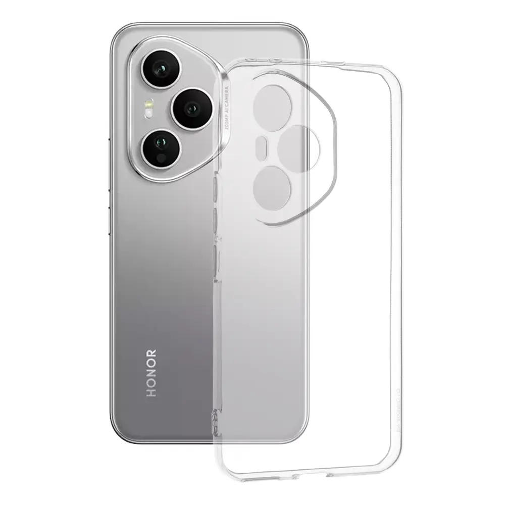 Techsuit silikonové pouzdro Honor 400 Pro průhledné
