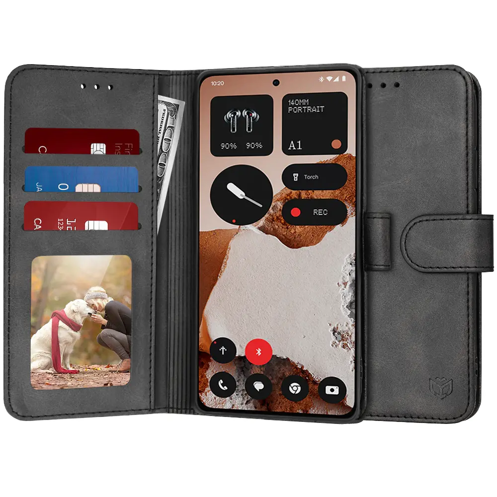 Techsuit Diary Book Nothing CMF Phone 2 Pro Černá