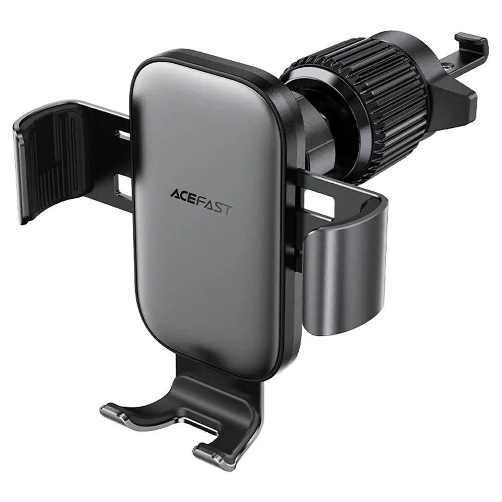 Acefast Gravity Car Holder D38 do ventilace kovově šedý