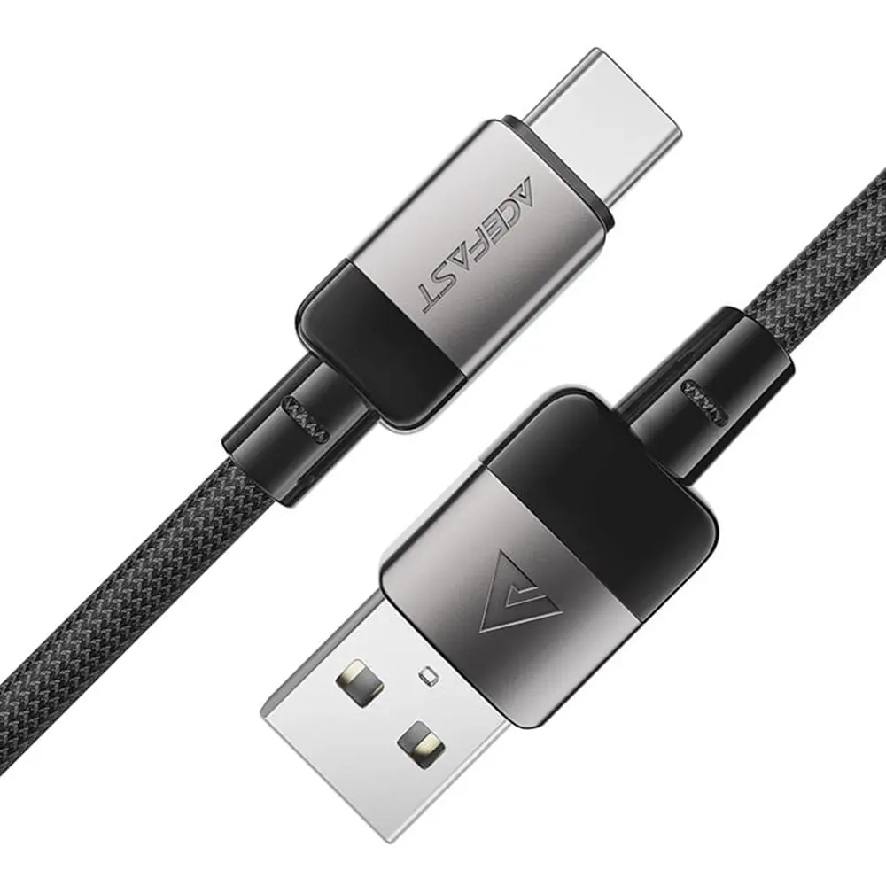 Acefast Datový kabel C9-04 USB na Type-C Rychlé nabíjení 1.2m černý