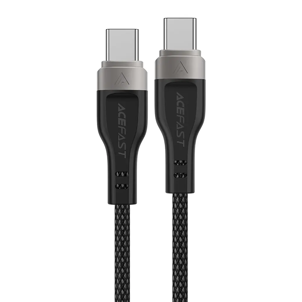 Acefast Data Cable C11-03 magnetický navíjecí rychlonabíjecí Type-C 1.2m černý