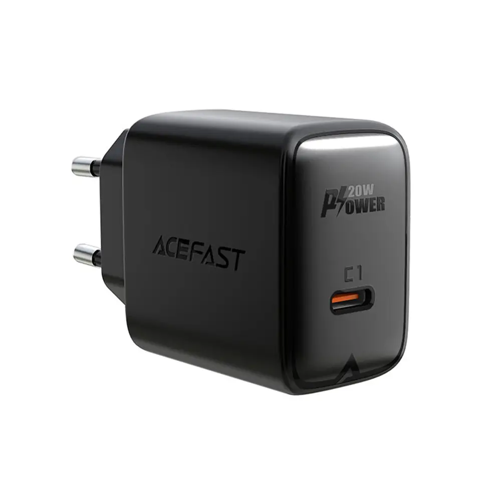 Nabíječka do zdi Acefast A1 rychlé nabíjení Type-C PD20W QC 3.0 černá