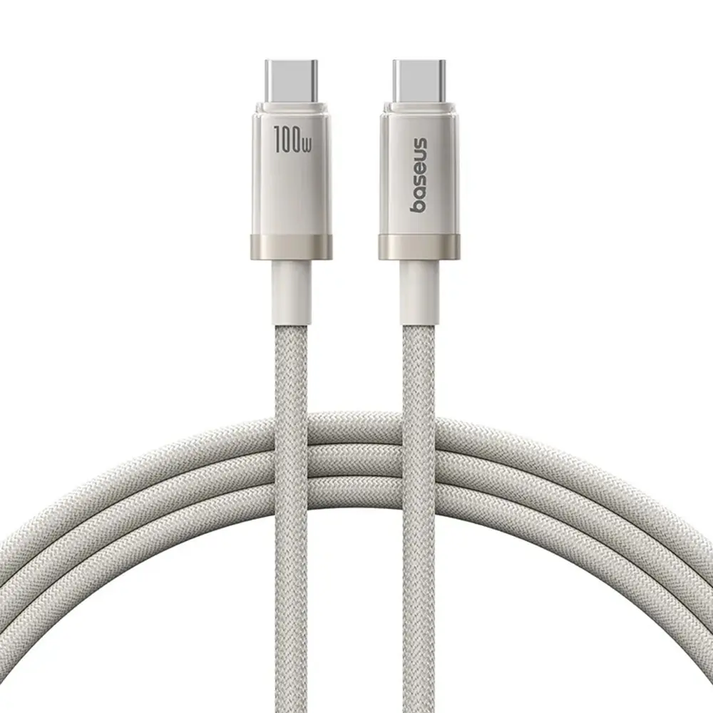 Baseus Data Cable Titanium Type-C Rychlé nabíjení PD100W 1m Zlatá Galaxy