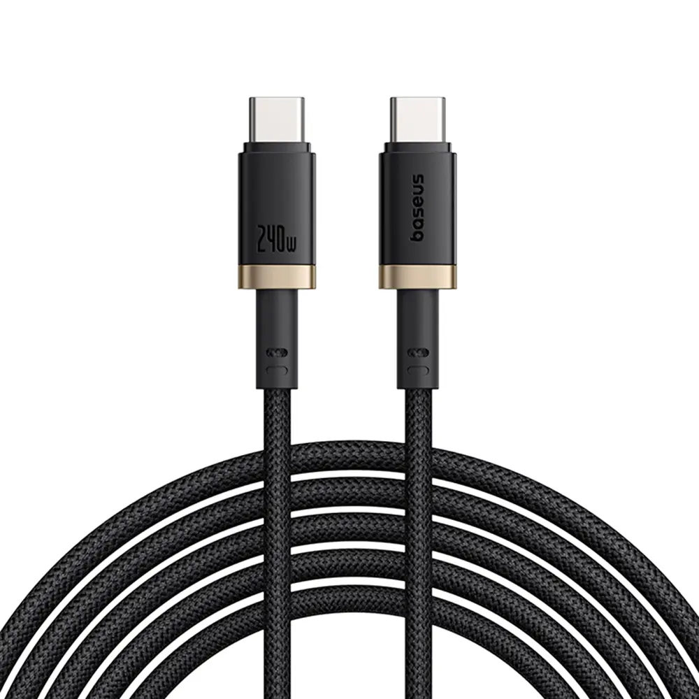 Baseus kabel Dura Series pro MacBook rychlonabíjení Type-C 1m zlatá černá