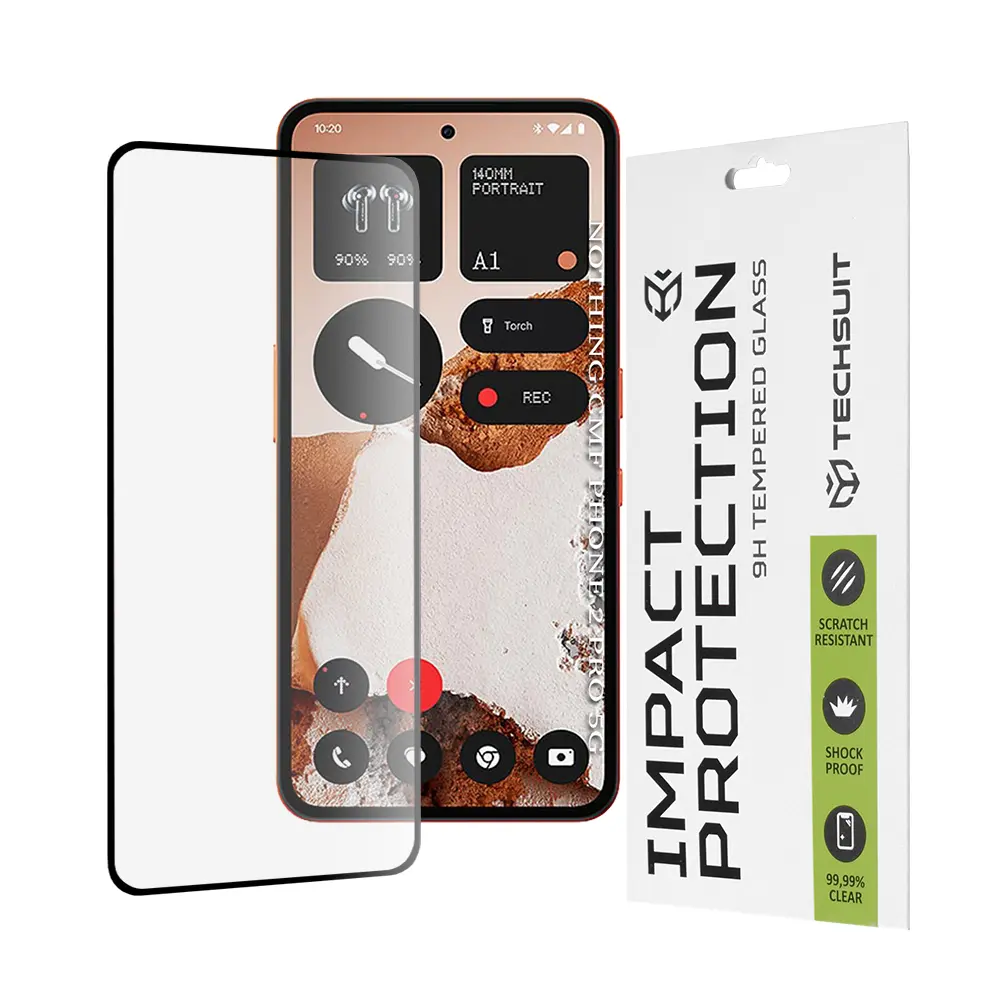 Ochranné sklo Techsuit 111D pro Nothing CMF Phone 2 Pro černé