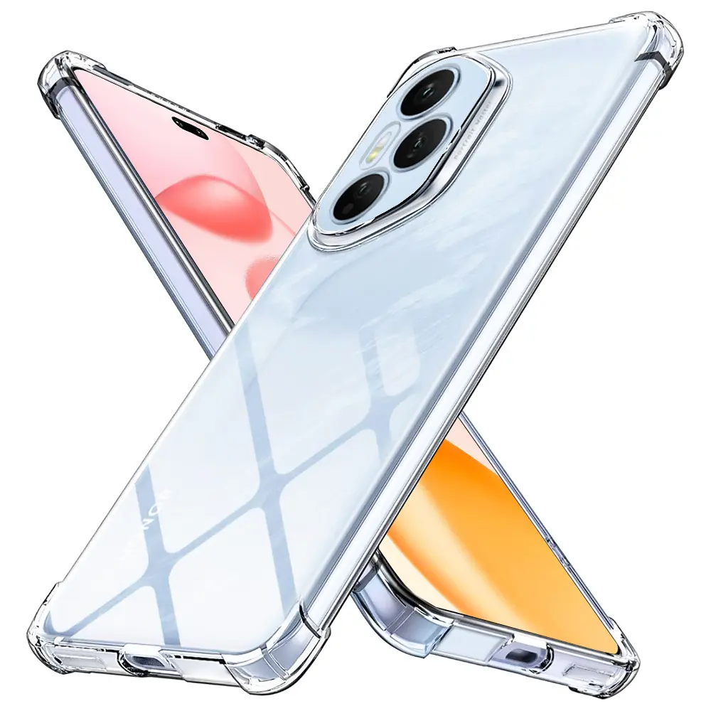 Techsuit Shockproof silikonový obal Honor 400 Pro průhledný
