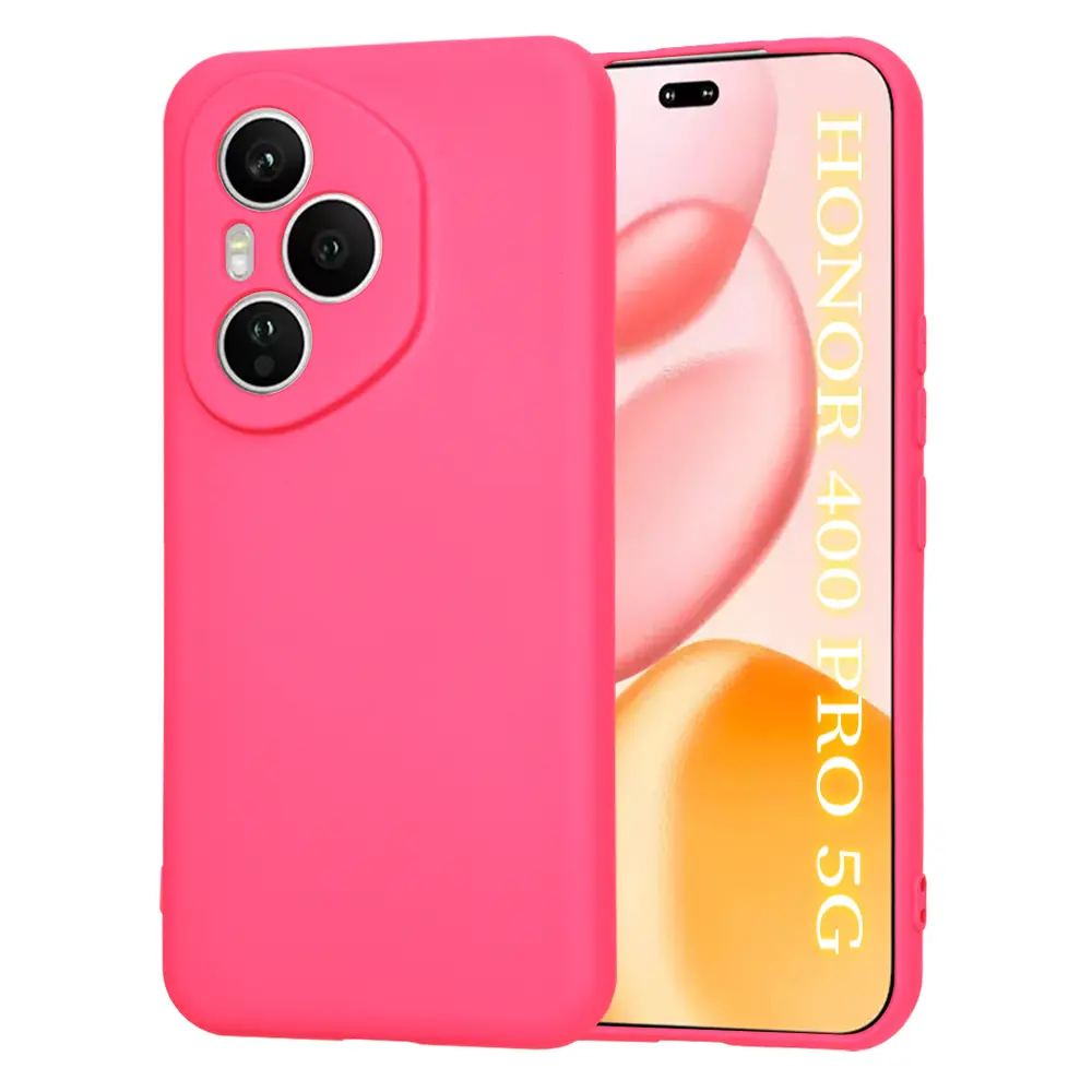 Techsuit - SoftFlex kryt na Honor 400 Pro - sytě růžový