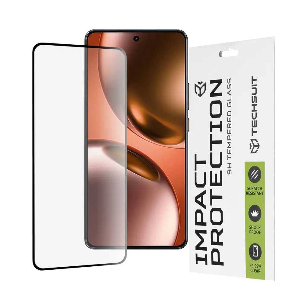 Ochranné sklo Techsuit 111D pro Realme GT 7 černé