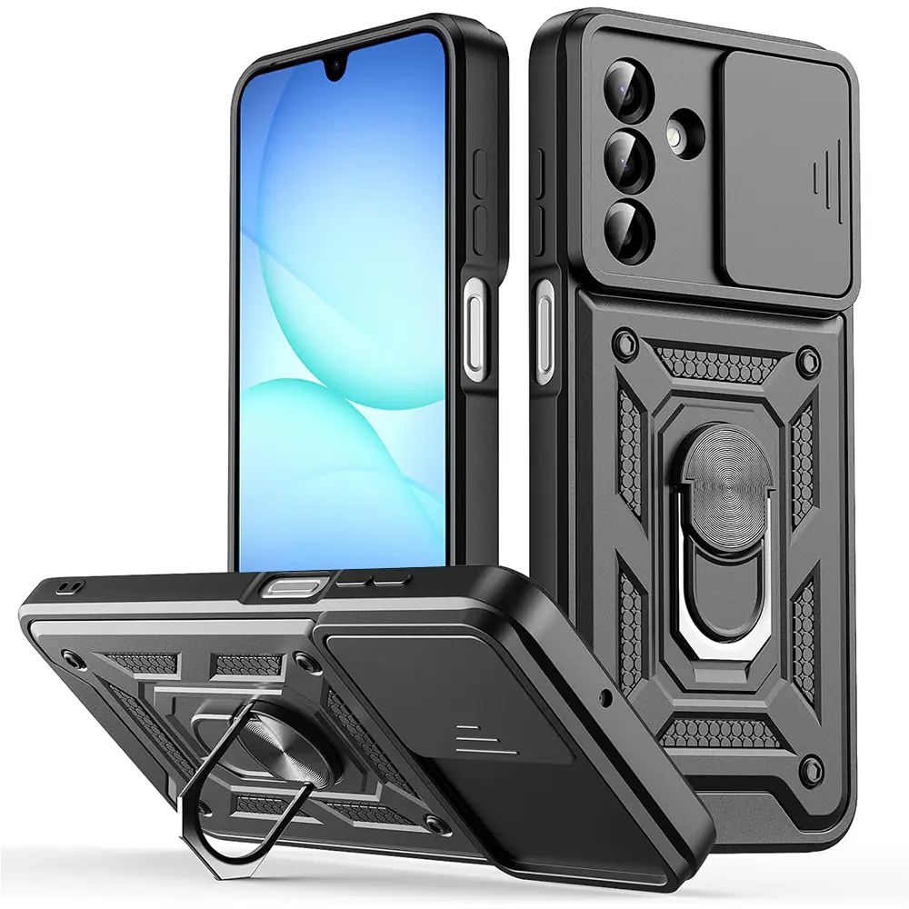Techsuit CamShield Series pouzdro pro Samsung Galaxy A17 5G/A17 4G černé