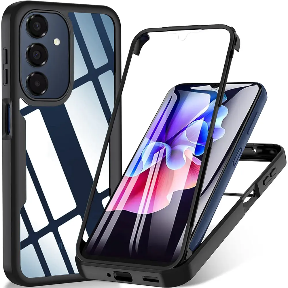 Techsuit ColorVerse 360 Series Ochranné sklo Samsung Galaxy A16 A17 černá