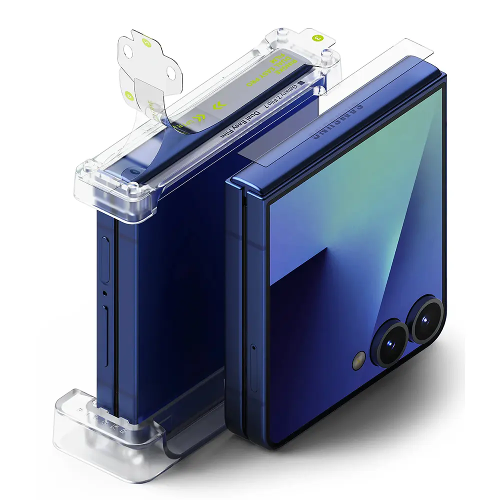 Ringke Hinge Dual Easy Pro Film (2 ks) Samsung Galaxy Z Flip7 průhledný