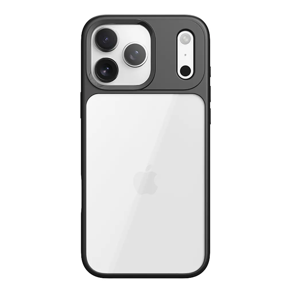 Zadní kryt Rock Guard Series pro iPhone 17 Pro Max transparent-black