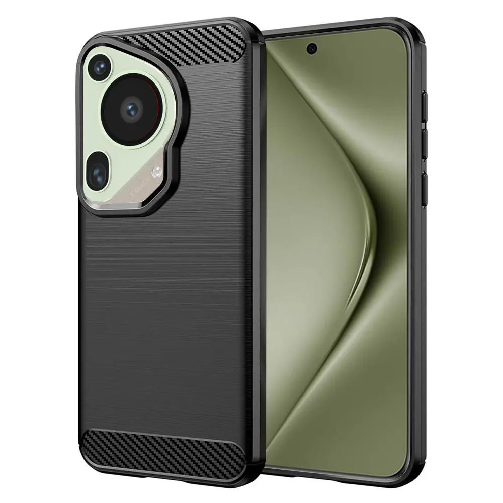 Pouzdro Techsuit Carbon Silicone Huawei Pura 70 Ultra černé