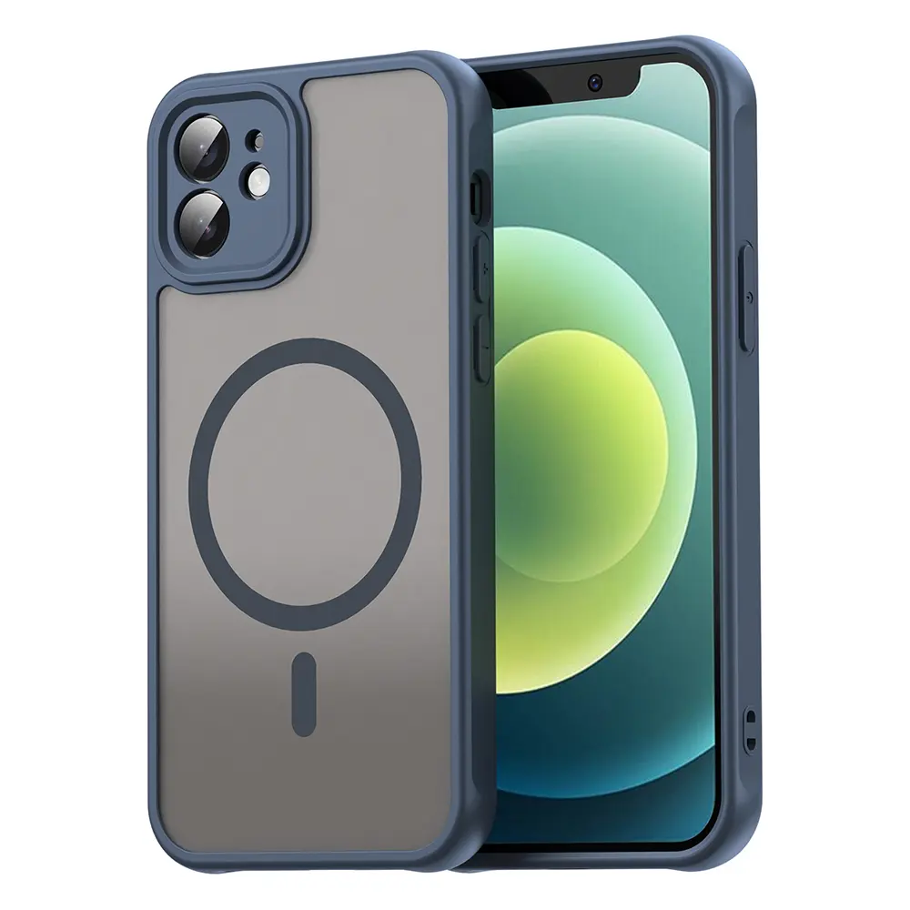 Techsuit HaloFrost II MagSafe pro iPhone 12 námořnická modrá