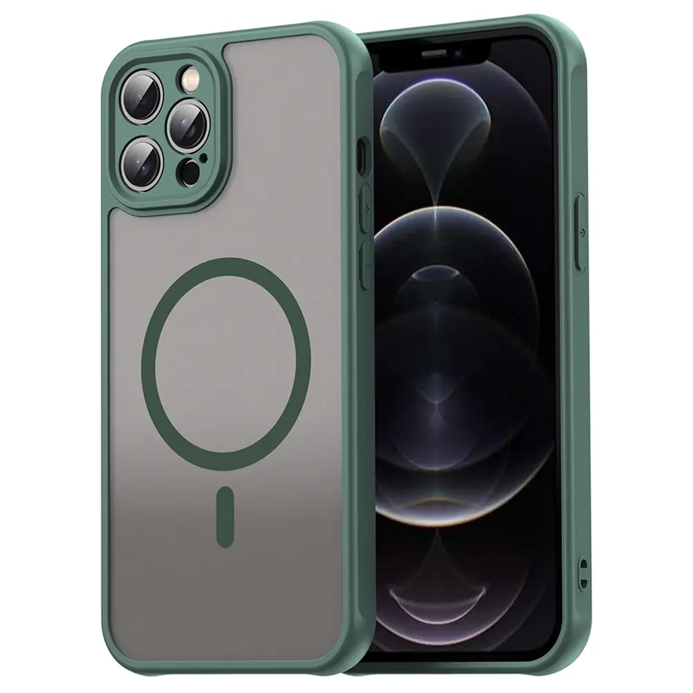 Techsuit HaloFrost II MagSafe pro iPhone 12 Pro zelený