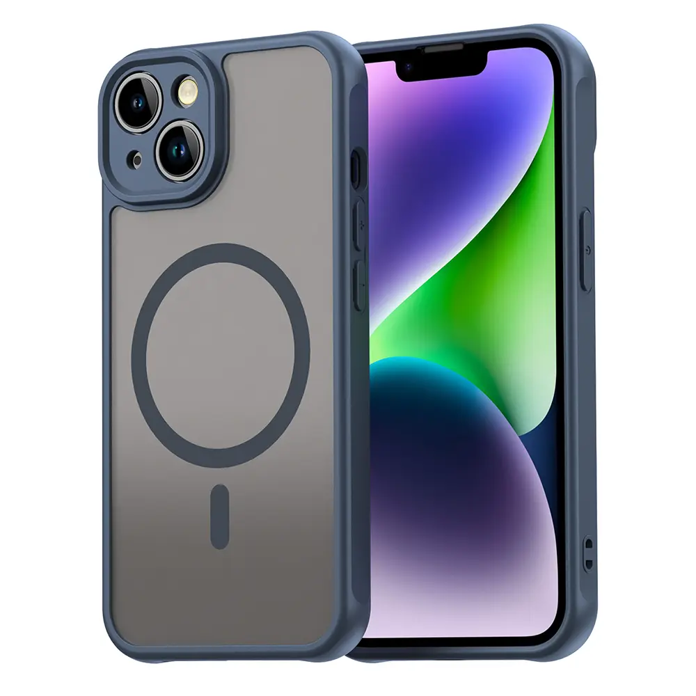 Techsuit HaloFrost II MagSafe pro iPhone 13 v námořnické modré