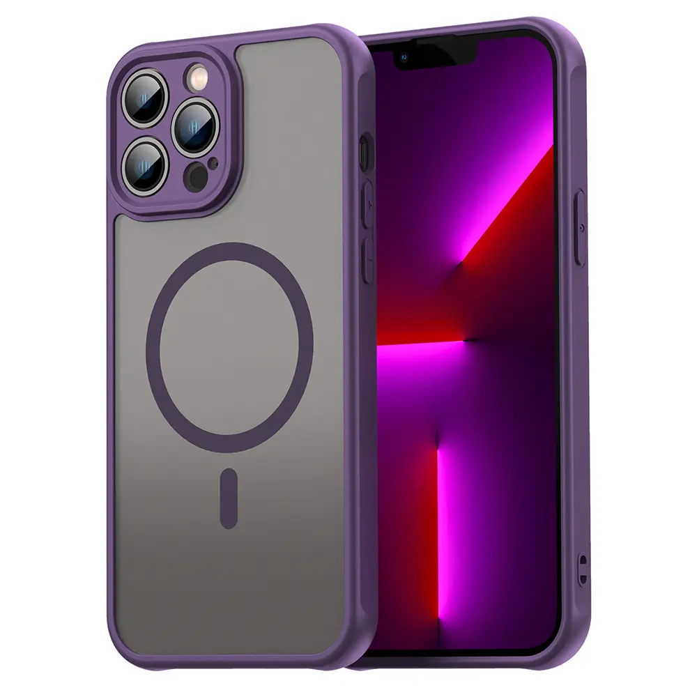 Techsuit HaloFrost II MagSafe pro iPhone 13 Pro fialová
