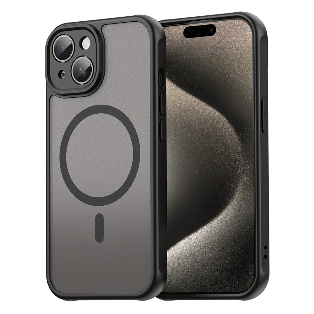 Techsuit HaloFrost II MagSafe pro iPhone 15 Plus černá