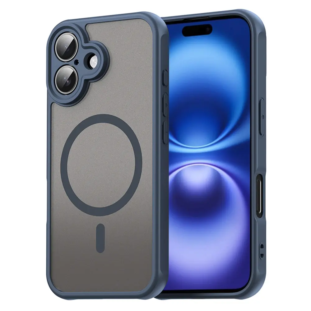 Techsuit HaloFrost II MagSafe pro iPhone 16 v námořnické modré