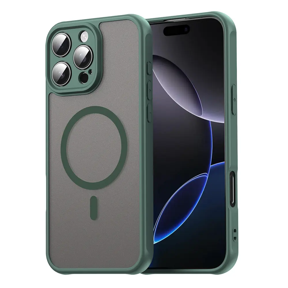Techsuit HaloFrost II MagSafe pro iPhone 16 Pro Max zelený