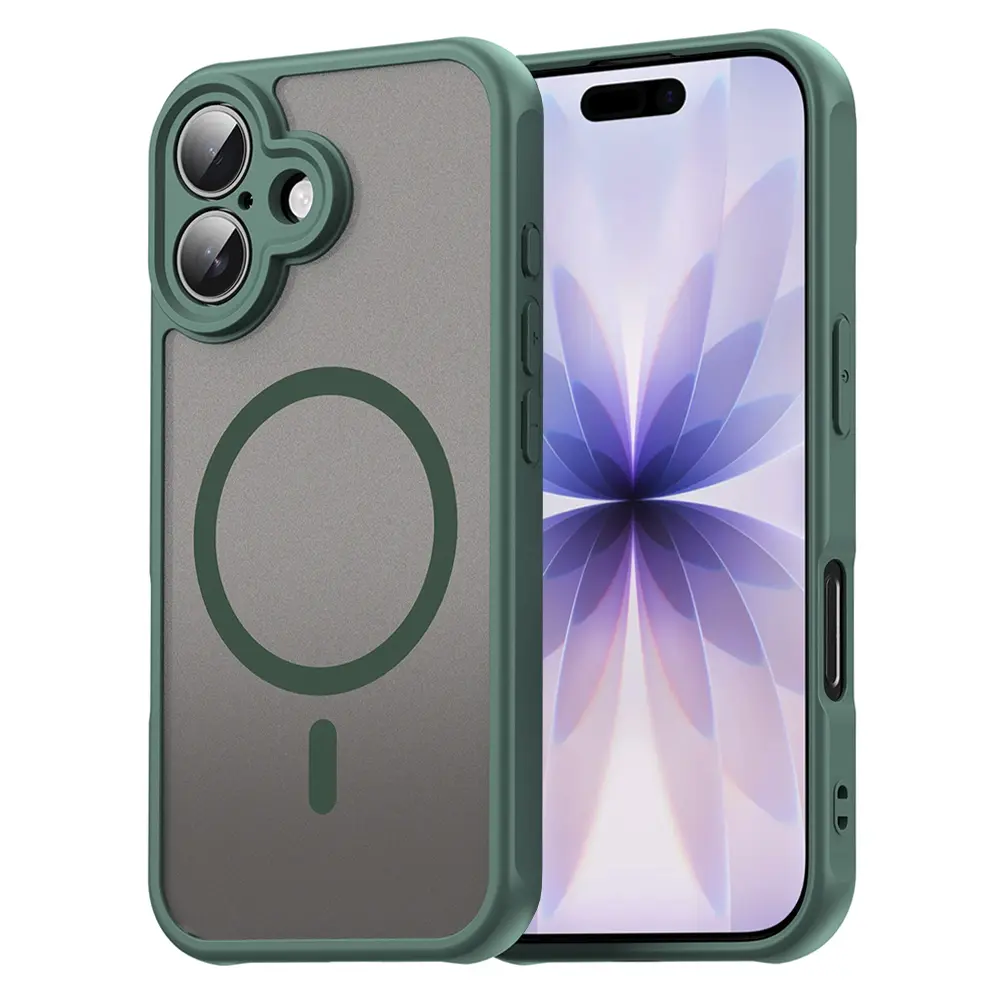 Techsuit HaloFrost II MagSafe pro iPhone 17 zelený