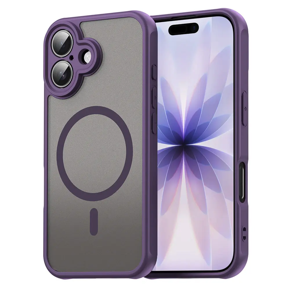 Techsuit HaloFrost II MagSafe pro iPhone 17 fialová