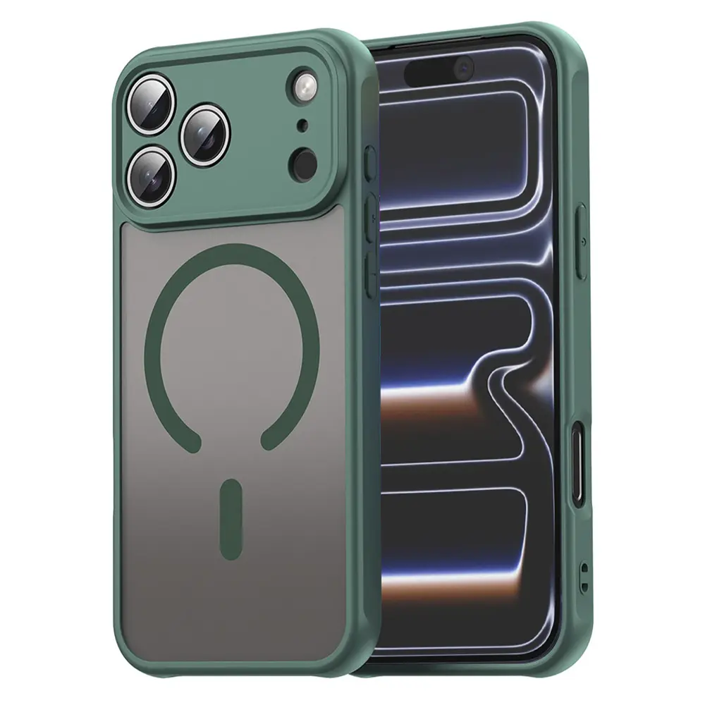 Techsuit HaloFrost II MagSafe pro iPhone 17 Pro zelený