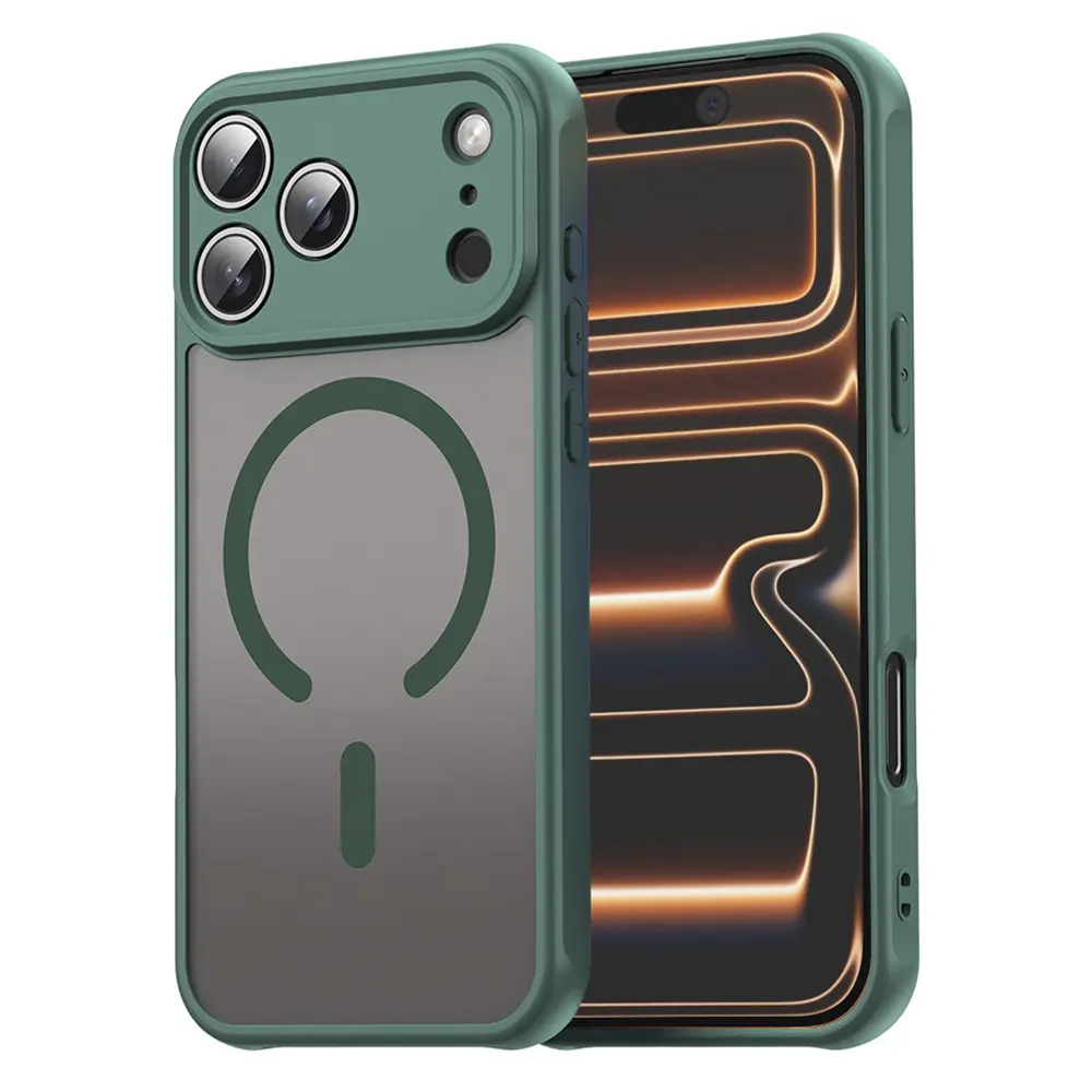 Techsuit HaloFrost II MagSafe pro iPhone 17 Pro Max zelená