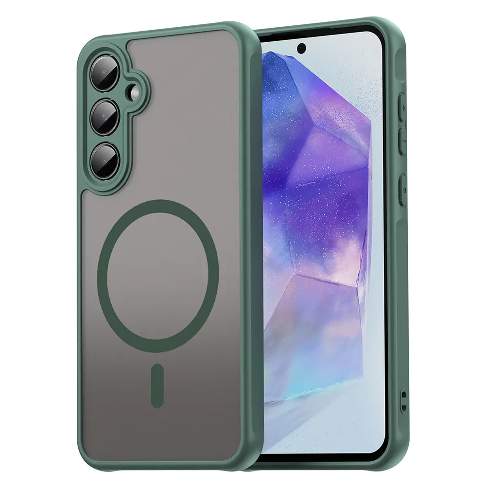 Techsuit HaloFrost II MagSafe pro Samsung Galaxy A35 5G zelený