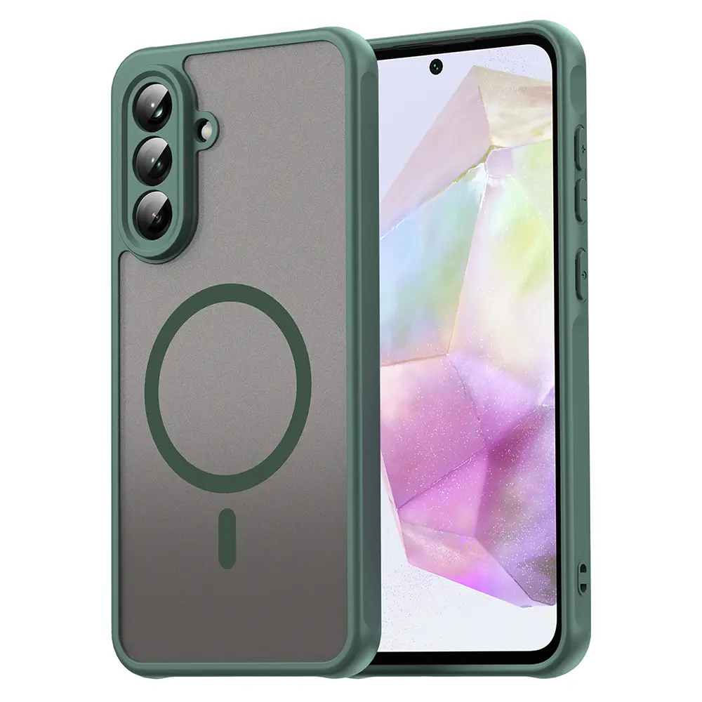 Techsuit HaloFrost II MagSafe pro Samsung Galaxy A36 5G zelená