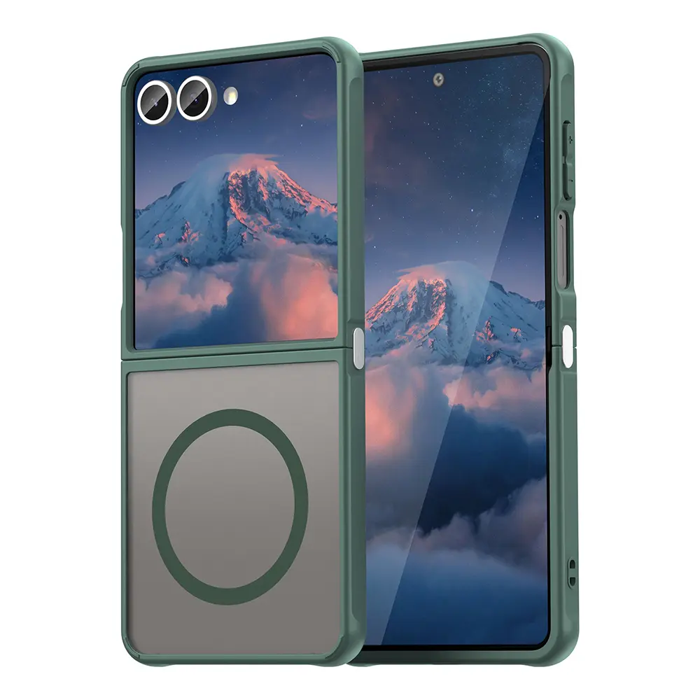 Techsuit HaloFrost II MagSafe pro Samsung Galaxy Z Flip7 zelená