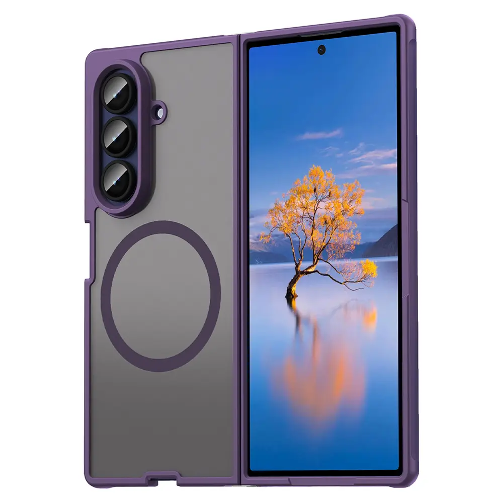 Techsuit HaloFrost II MagSafe pro Samsung Galaxy Z Fold7 fialová