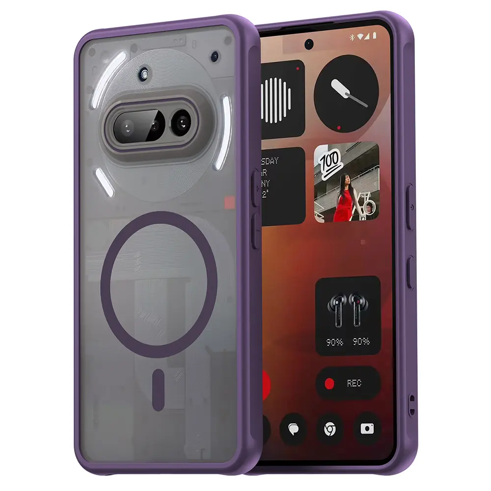 Techsuit HaloFrost II MagSafe pro Nothing Phone 3a fialová