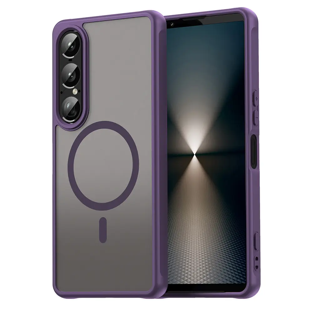 Techsuit HaloFrost II MagSafe pro Sony Xperia 1 VII fialová