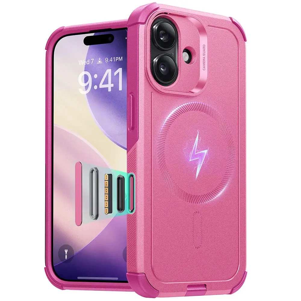 ESR Cyber Halolock pro iPhone 17 růžová