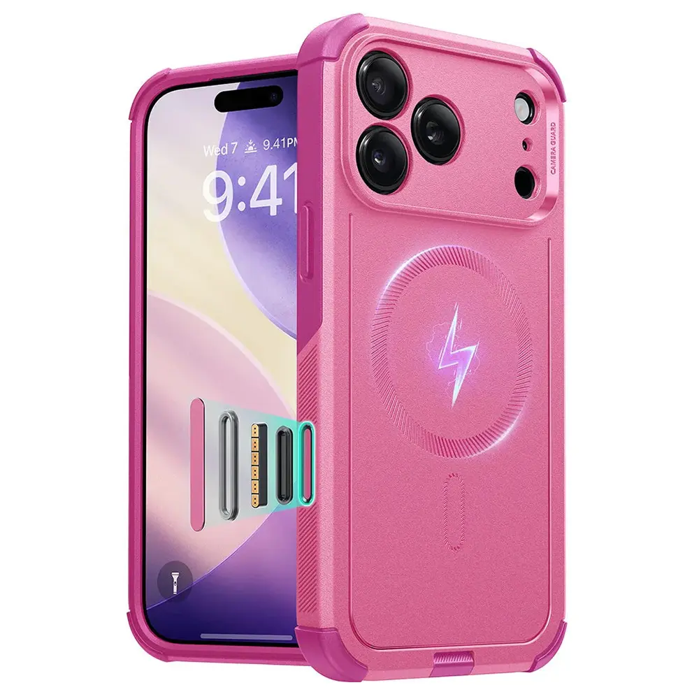 ESR Cyber Halolock pro iPhone 17 Pro růžový