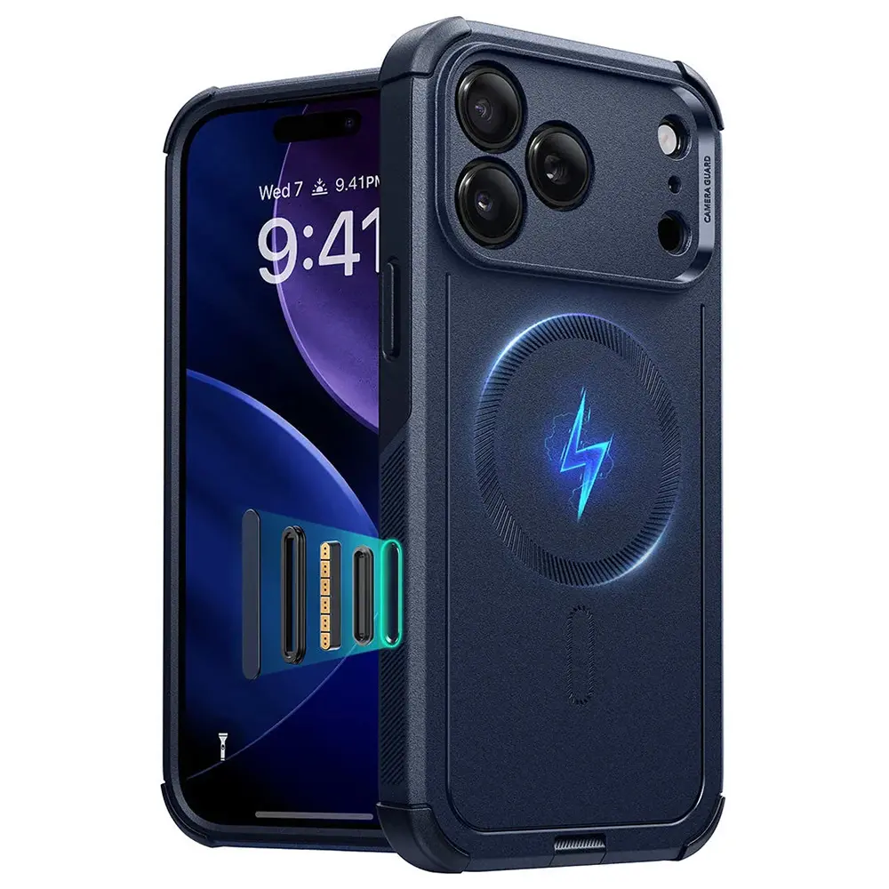 ESR Cyber Halolock pro iPhone 17 Pro Max modrý