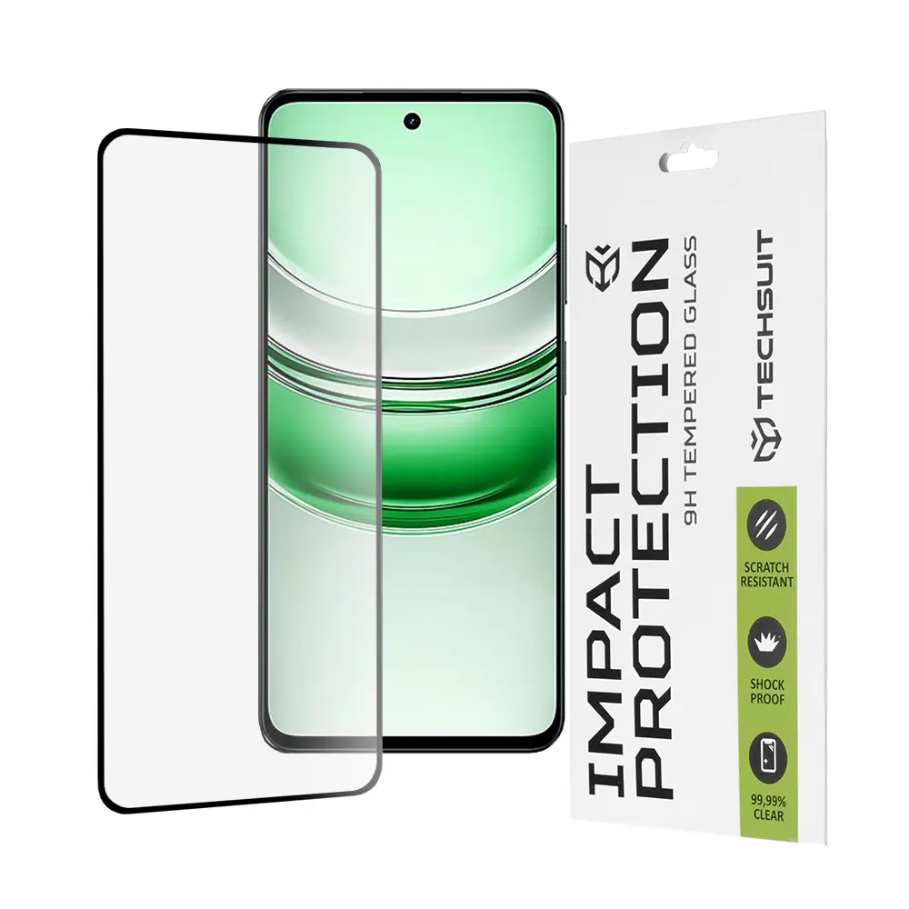 Ochranné sklo Techsuit 111D pro Realme C71 černé
