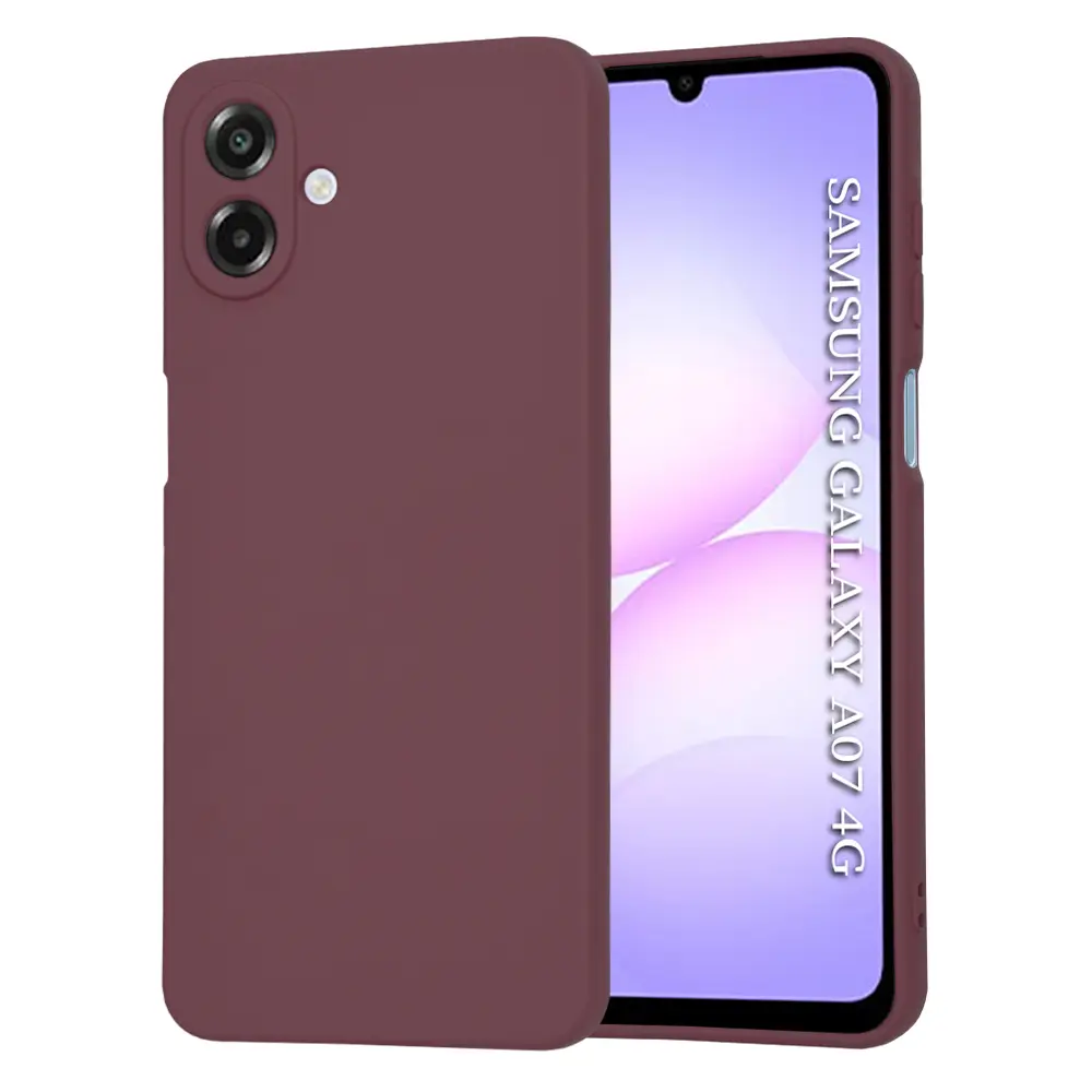 Techsuit SoftFlex pro Samsung Galaxy A07 4G švestkově červený