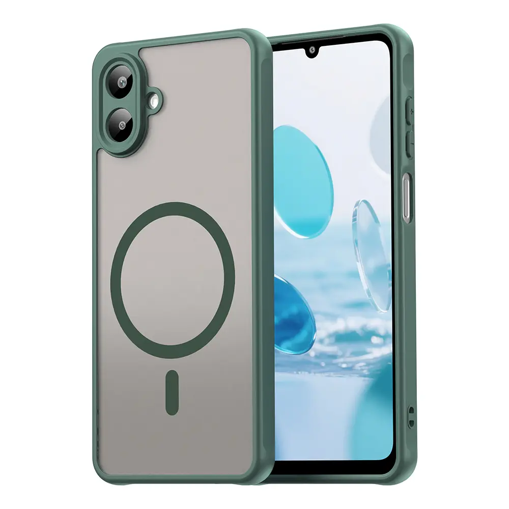 Techsuit HaloFrost II MagSafe pro Samsung Galaxy A07 4G zelený