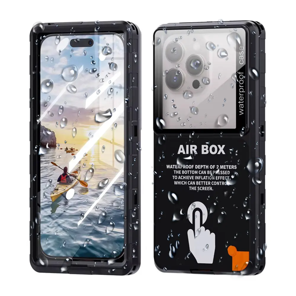 ShellBox AirBox vodotěsné pouzdro IP68 (max. 6.9 palce) černé
