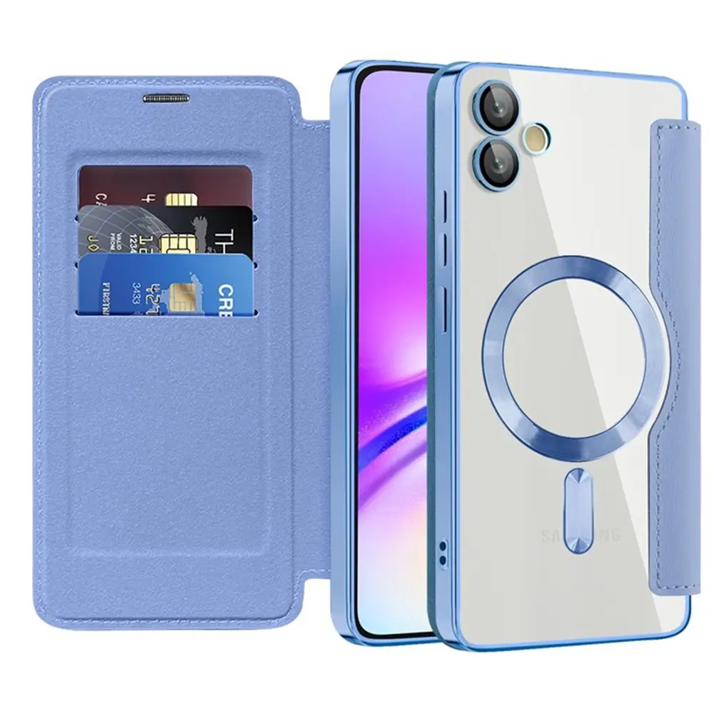 Pouzdro na knihu Techsuit SmartMag pro Samsung Galaxy A05 světle modré
