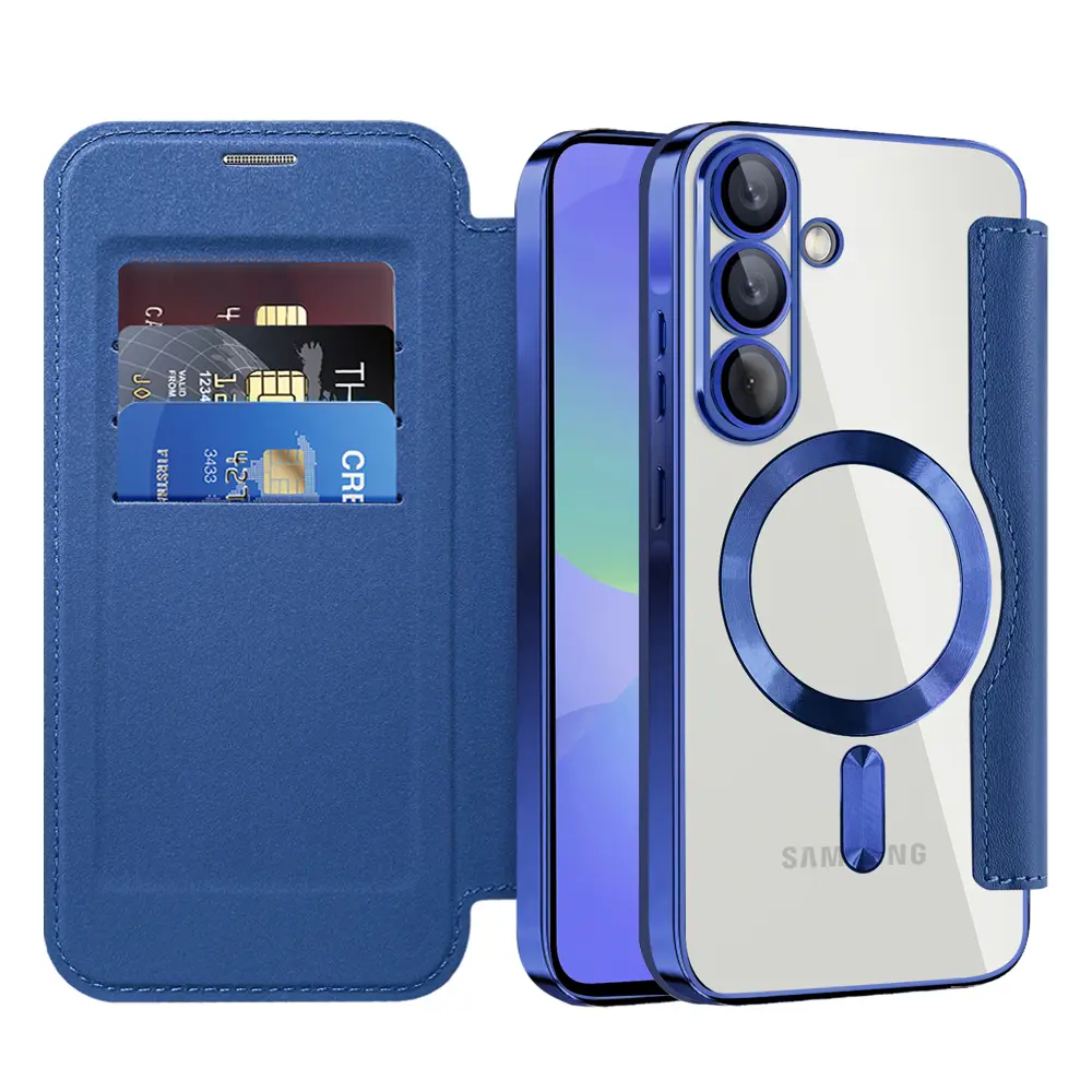 Pouzdro na knihu Techsuit SmartMag pro Samsung Galaxy A36 5G modré